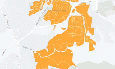 PG&E, outage map, monterey